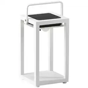 BEST Solarleuchte, Höhe: 28 cm, weiß, aluminium