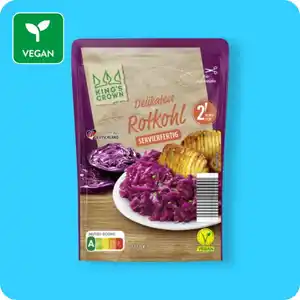 KING’S CROWN Rotkohl-Mix, Rotkohl oder Apfel-Rotkohl