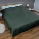 Bild 1 von Bett- und Sofaüberwurf mit Zopfmuster 220x240cm Farbe: Grün