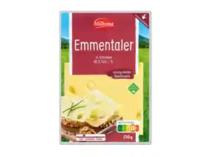 Milbona Emmentaler Scheiben, 250 g