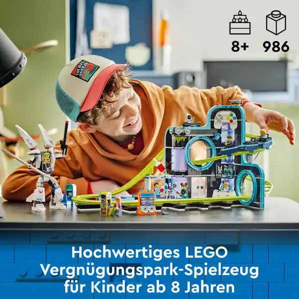 Bild 4 von LEGO CITY 60421 Achterbahn mit Roboter-Mech
