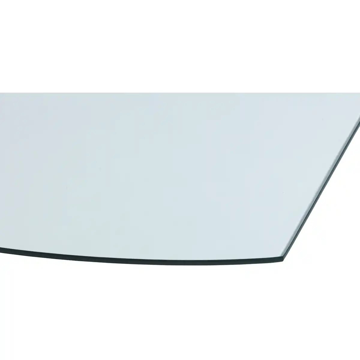 Bild 2 von Bodenplatte, halbrund, BxL: 80 x 100 cm, Stärke: 8 mm, transparent