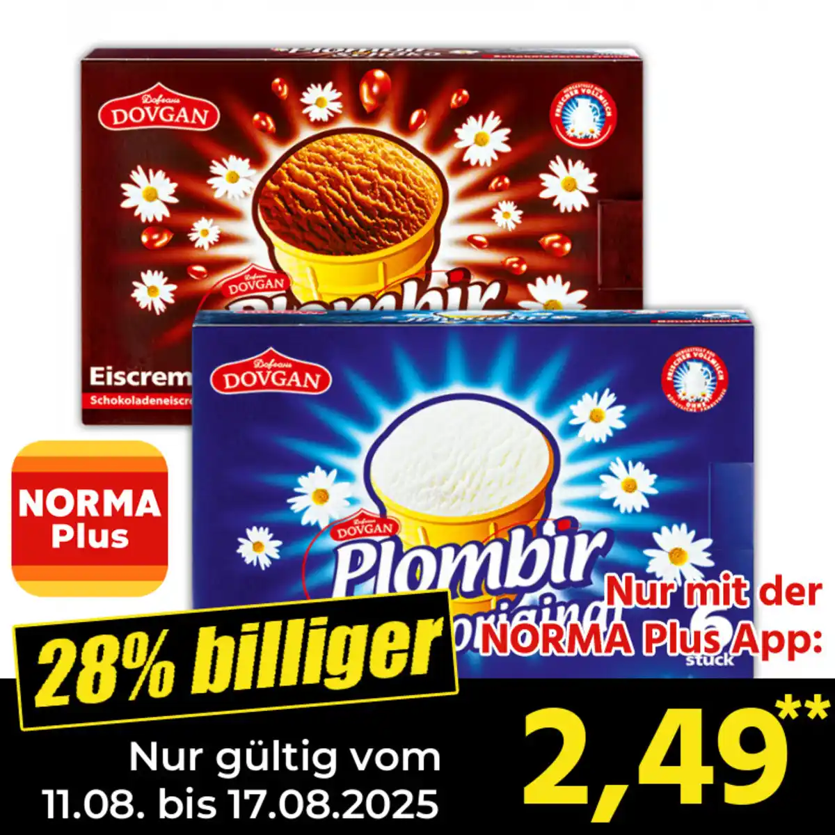 Bild 1 von Dovgan Plombir Eiscreme