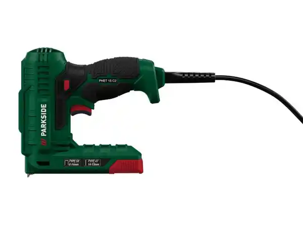 Bild 3 von PARKSIDE® Elektrotacker und -nagler »PHET 15 C2«, mit Klammern und Nägeln