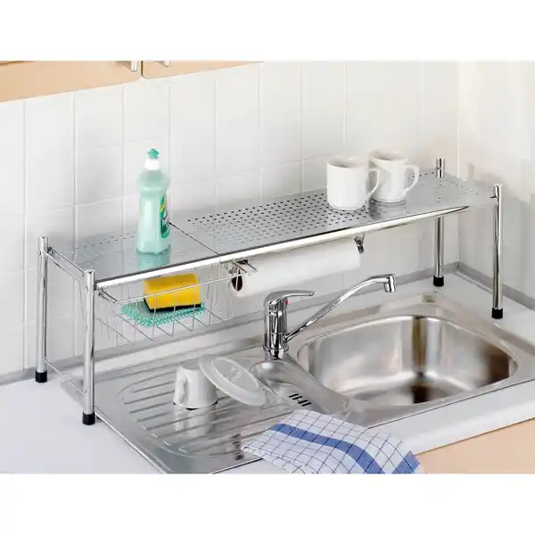 Bild 4 von Spülbeckenregal »EXPANDO«, Metall, chromfarben