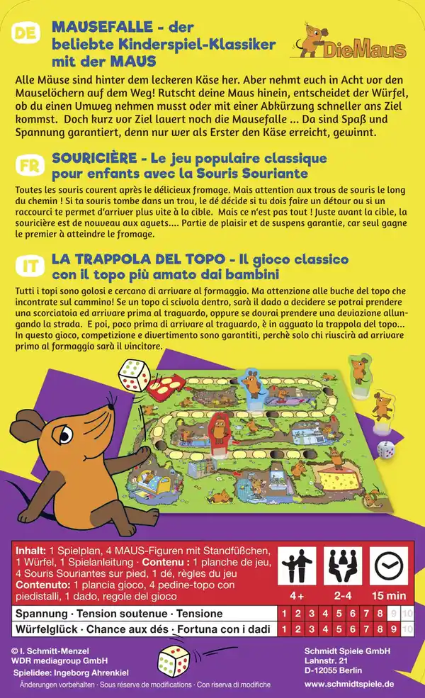 Bild 2 von Schmidt Spiele Die Maus Mausefalle