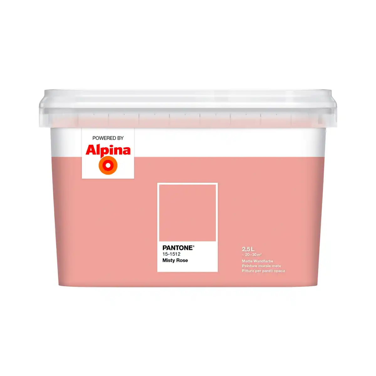 Bild 1 von ALPINA Wandfarbe »PANTONE«, Misty Rose, matt, 2,5 l