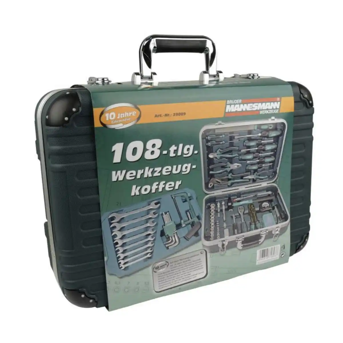 Bild 3 von BRÜDER MANNESMANN Werkzeugsatz, grün, Stahl