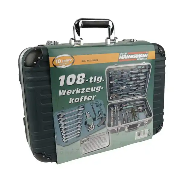 Bild 3 von BRÜDER MANNESMANN Werkzeugsatz, grün, Stahl