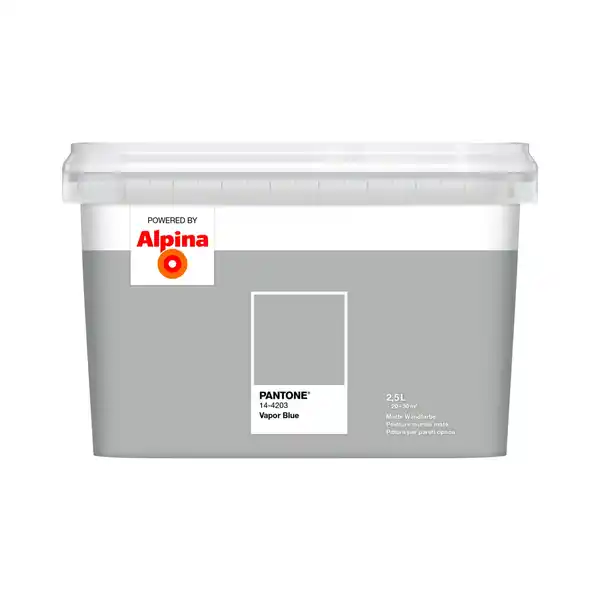 Bild 1 von ALPINA Wandfarbe »PANTONE«, Vapor Blue, matt, 2,5 l