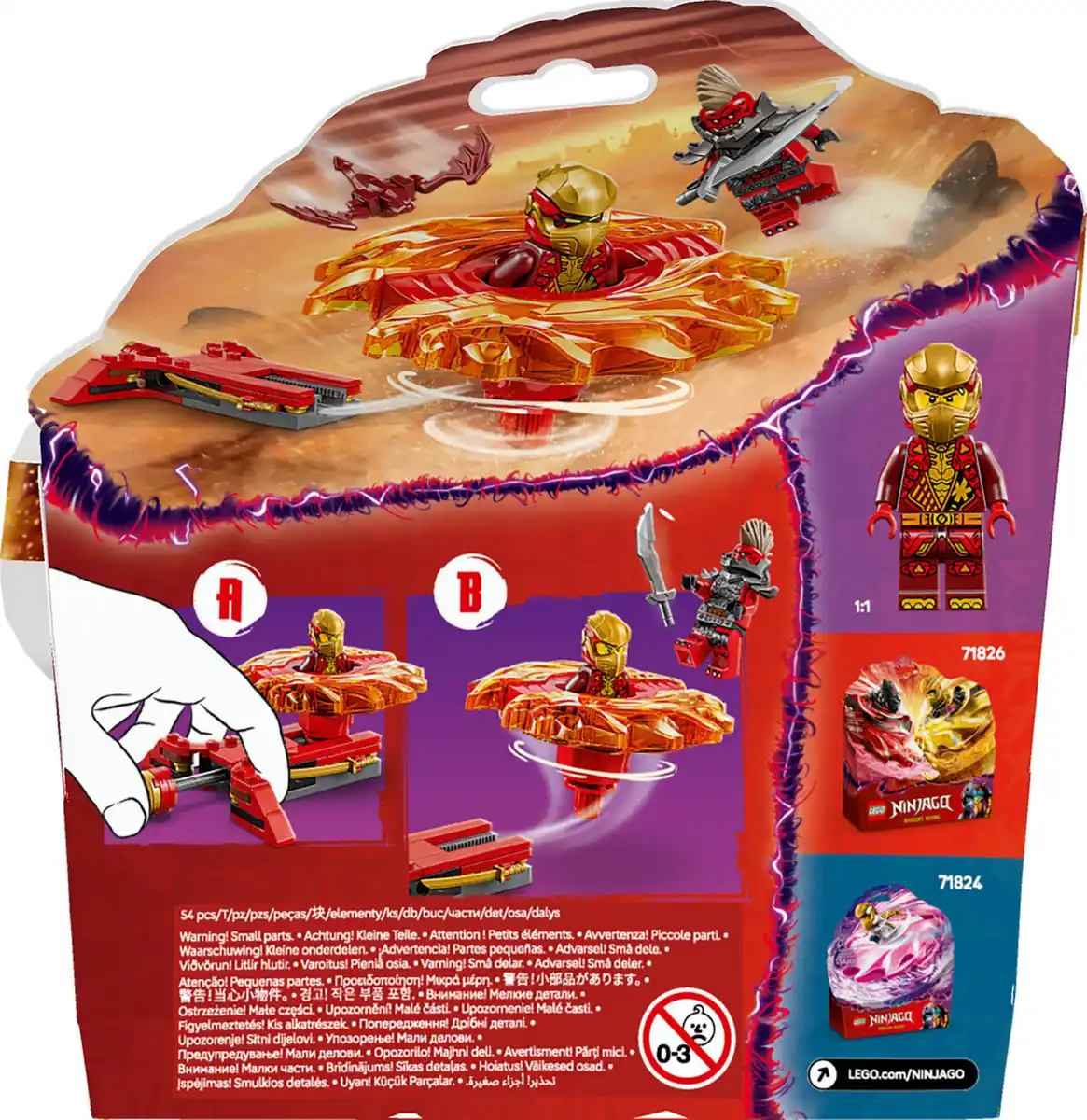 Bild 3 von LEGO NINJAGO 71823 Kais Drachen-Spinjitzu-Spinner