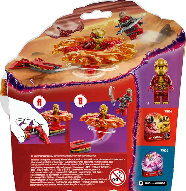 Bild 3 von LEGO NINJAGO 71823 Kais Drachen-Spinjitzu-Spinner