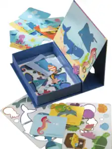 IDEENWELT Magnet-Spiel-Set Unterwasserwelt