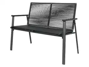 LIVARNO home Gartenbank »Miami«, im Rope-Design, anthrazit