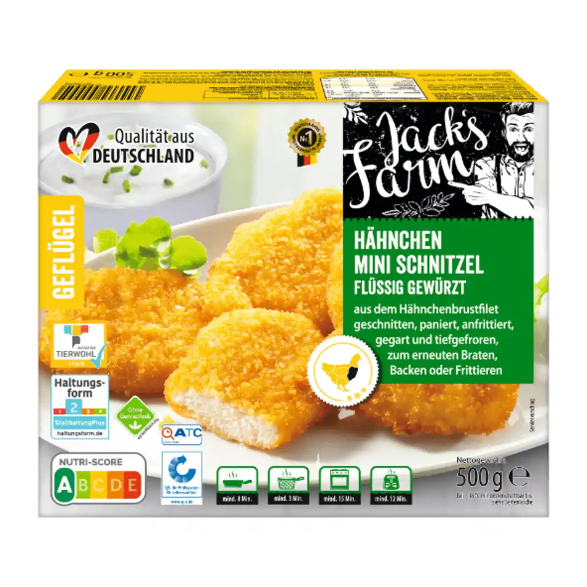 Bild 1 von JACK’S FARM Hähnchen-Minischnitzel 500g