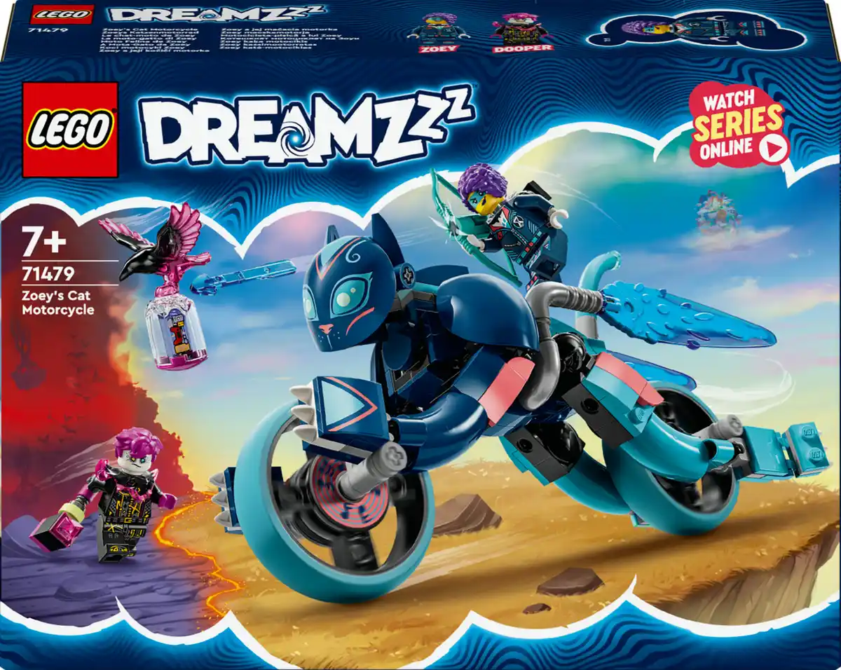 Bild 1 von LEGO Dreamzzz 71479 Zoeys Katzenmotorrad