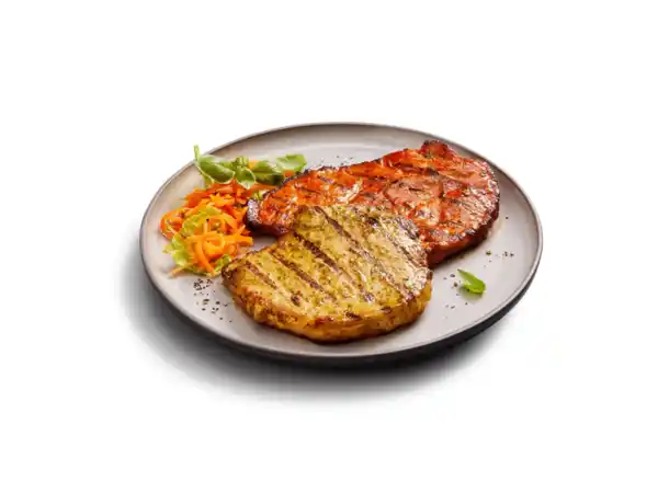 Bild 1 von Grillmeister Schweinenacken-/-rückensteaks,  1 kg
