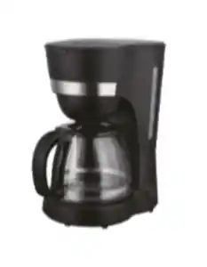 Tim Home Kaffeemaschine 1,25l 750W Edelstahldekor