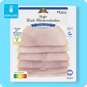GUT DREI EICHEN / GÜLDENHOF Buffet-Kochhinterschinken oder -Putenkochschinken