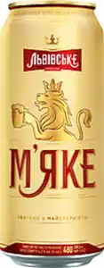 Ukrainisches Schankbier "LVIVSKE MIAKE" hell, pasteurisiert,...
