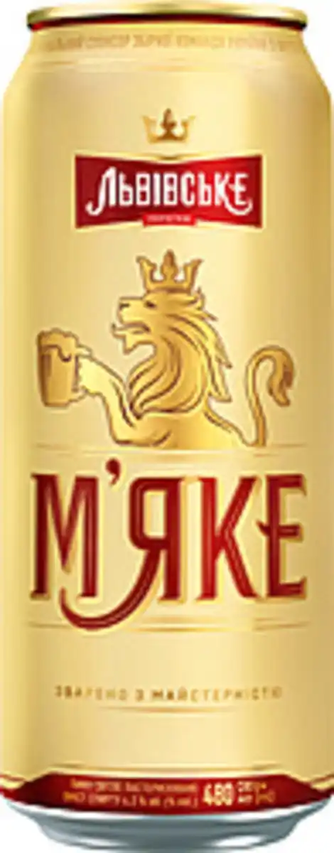 Bild 1 von Ukrainisches Schankbier "LVIVSKE MIAKE" hell, pasteurisiert,...