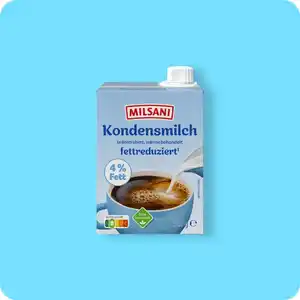 MILSANI Kondensmilch, 4 % Fett