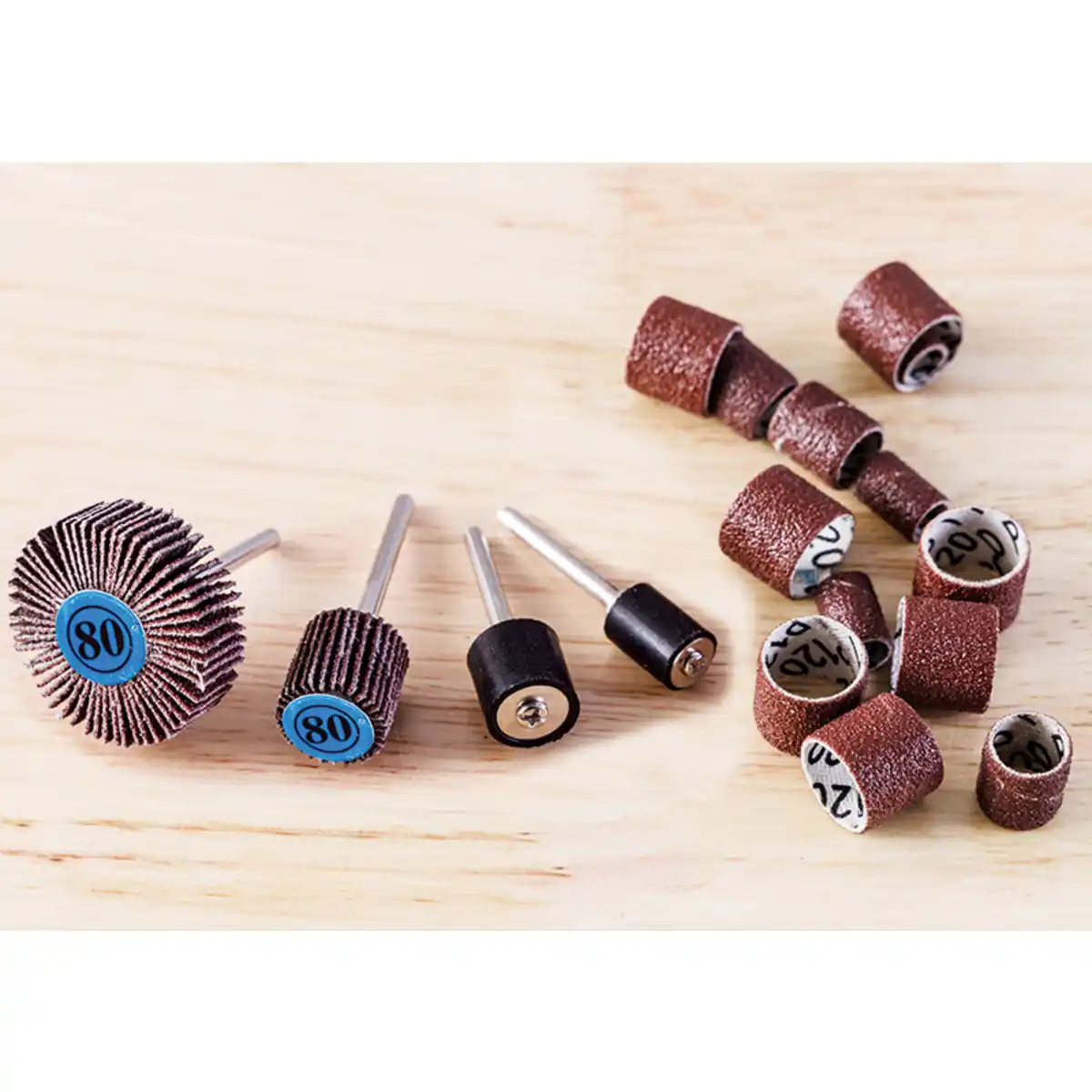 Bild 1 von Kraft Werkzeuge Schleifkopf-Set 38tlg.