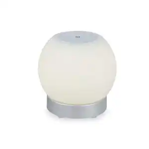 BRILONER Tischleuchte »POKA«, ØxH: 16 x 15 cm, 3 W, Kunststoff/Glas