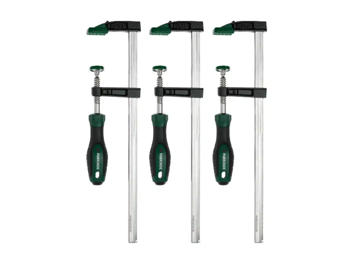 Bild 2 von PARKSIDE® Schraubzwinge / Schraubzwingen-Set, mit materialschonenden Spannbacken