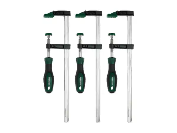 Bild 2 von PARKSIDE® Schraubzwinge / Schraubzwingen-Set, mit materialschonenden Spannbacken