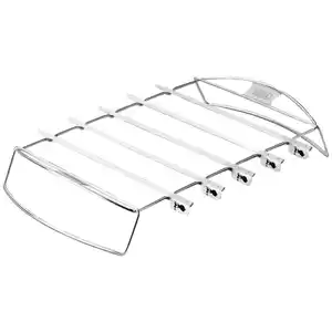 WEBER Schaschlik-Set, Edelstahl, Breite: 40,64 cm