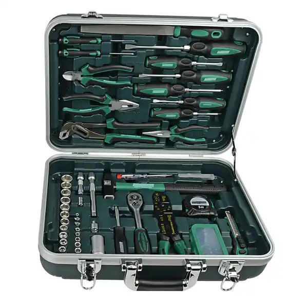 Bild 2 von BRÜDER MANNESMANN Werkzeugsatz, grün, Stahl