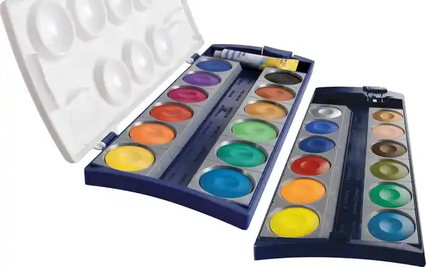 Bild 3 von Pelikan Deckfarbkasten K24 mit 24 Farben & 1 Tube Deckweiß