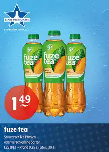 fuze tea Schwarzer Tee Pfirsich oder verschiedene Sorten