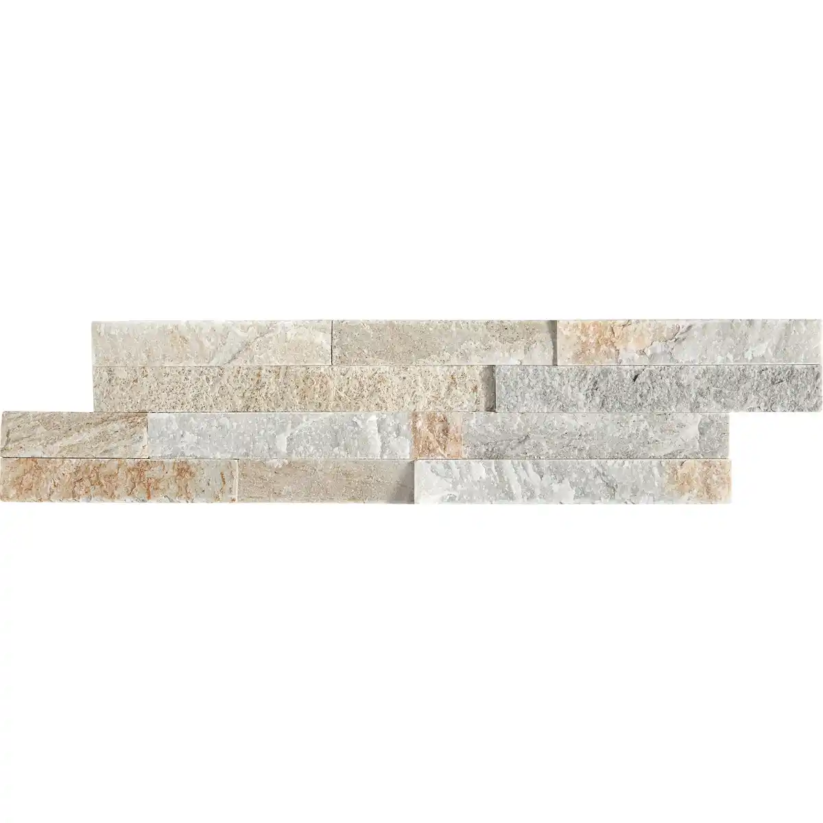 Bild 1 von RENOVO Wandverblender, Quarzit, beige, BxHxT: 40 x 10 x 0,9-1,2 cm