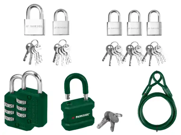 Bild 1 von PARKSIDE® Kabel / Schlösser