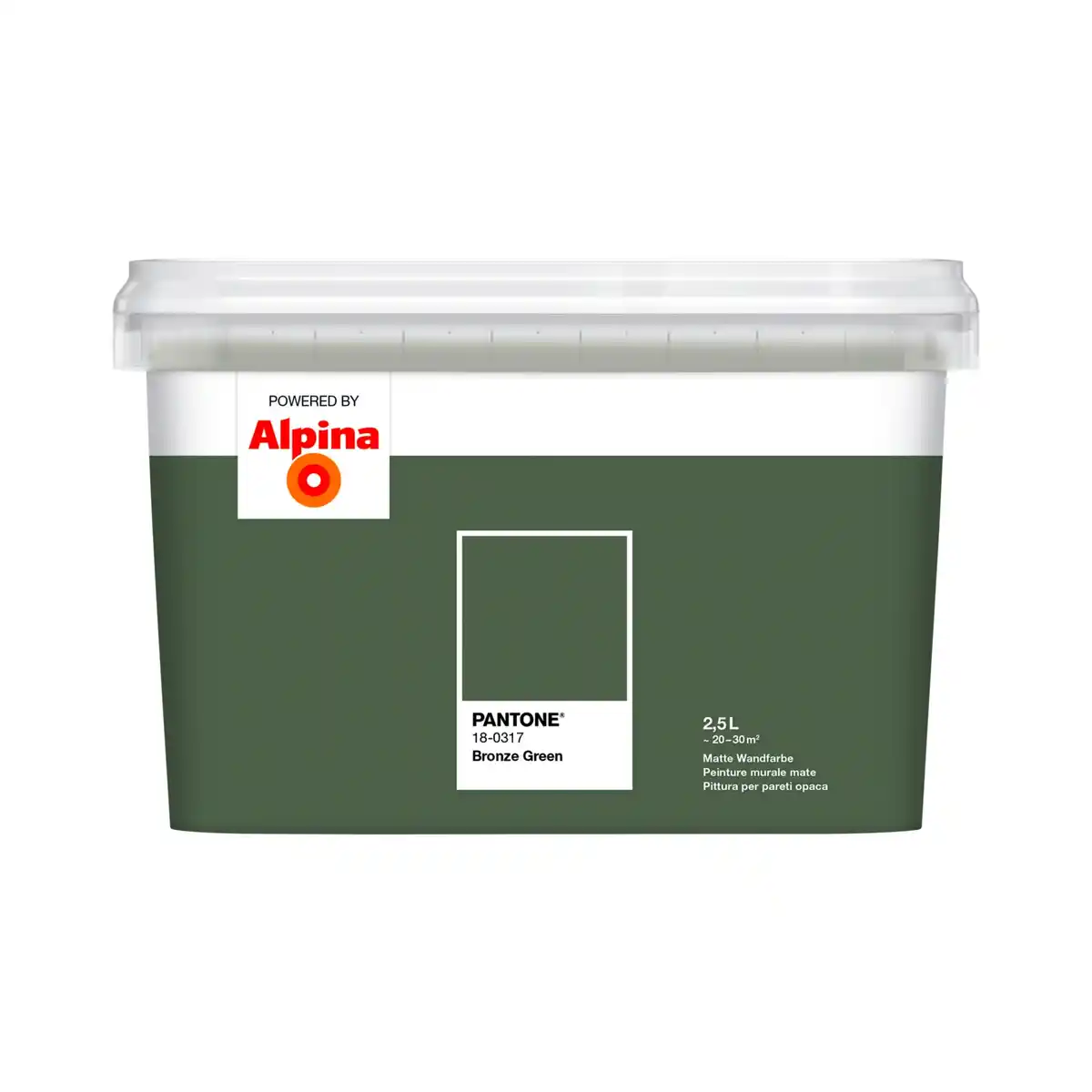 Bild 1 von ALPINA Wandfarbe »PANTONE«, Bronze Green, matt, 2,5 l