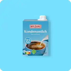 MILSANI Kondensmilch, 7 % Fett