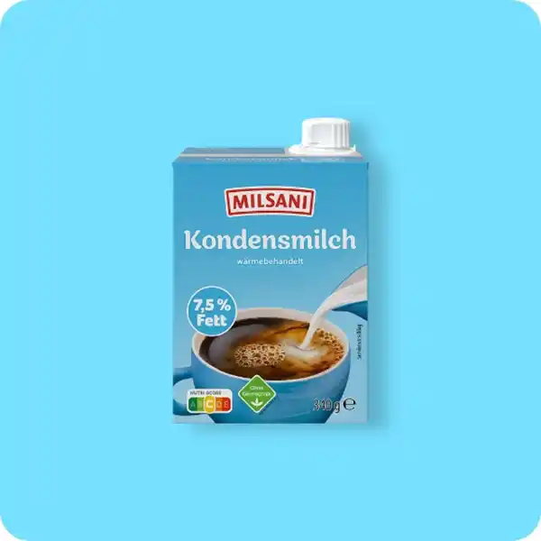 Bild 1 von MILSANI Kondensmilch, 7 % Fett