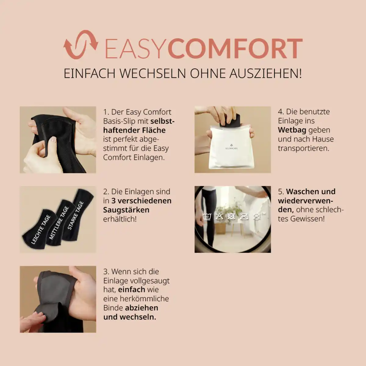 Bild 4 von Selenacare Easy Comfort Perioden-Set Gr. L