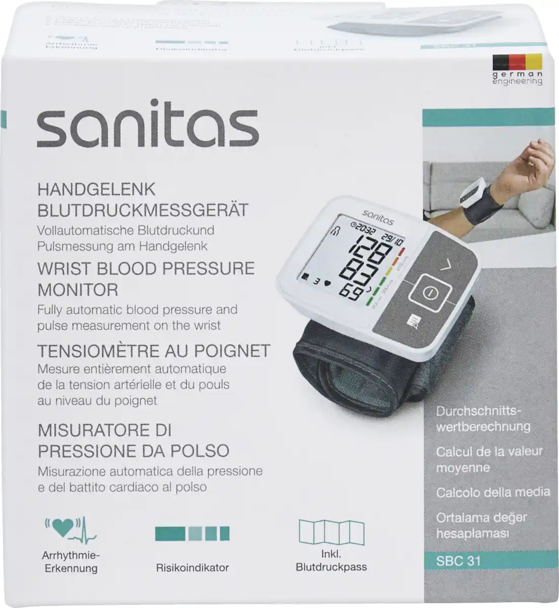 Bild 1 von Sanitas Vollautomatisches Blutdruckmessgerät SBC 31