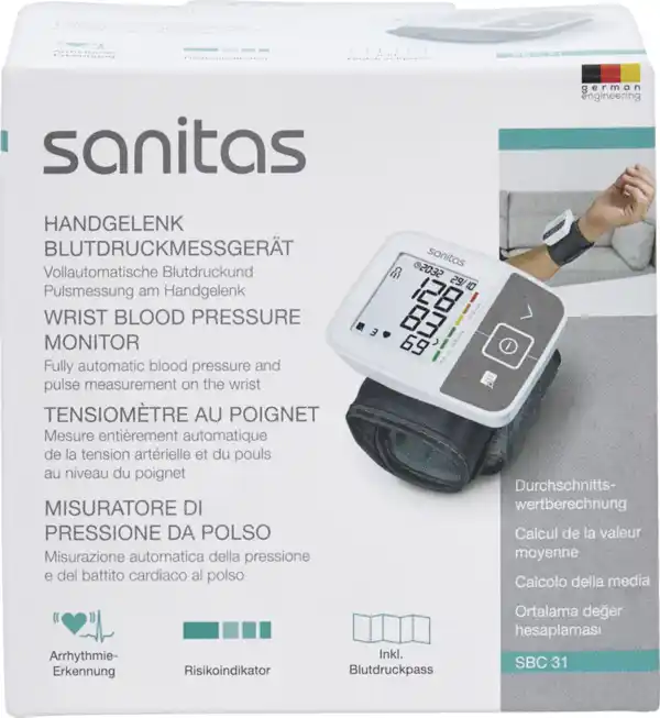 Bild 1 von Sanitas Vollautomatisches Blutdruckmessgerät SBC 31