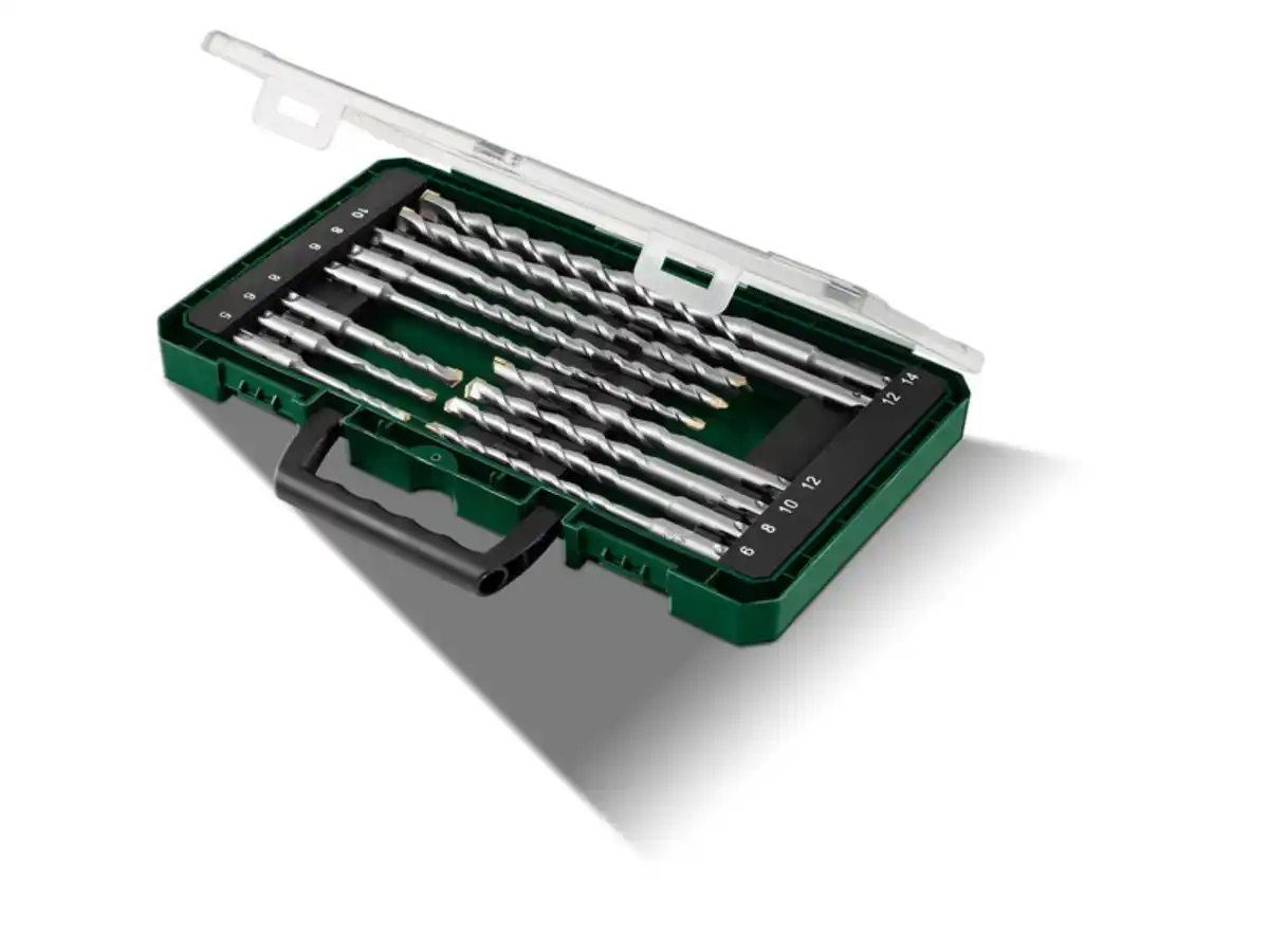 Bild 1 von PARKSIDE® Hammerbohrer-Satz / Meißel-Satz / Schlangenbohrer-Satz, im Koffer