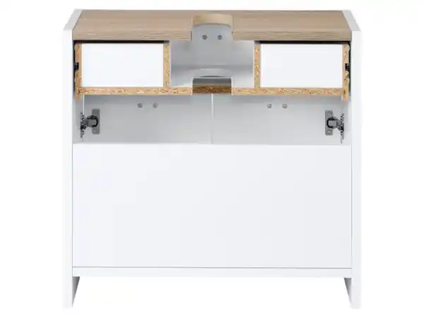 Bild 3 von LIVARNO home Waschbeckenunterschrank weiß