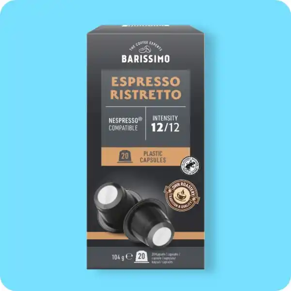 Bild 1 von BARISSIMO Kaffeekapseln, Espresso Ristretto