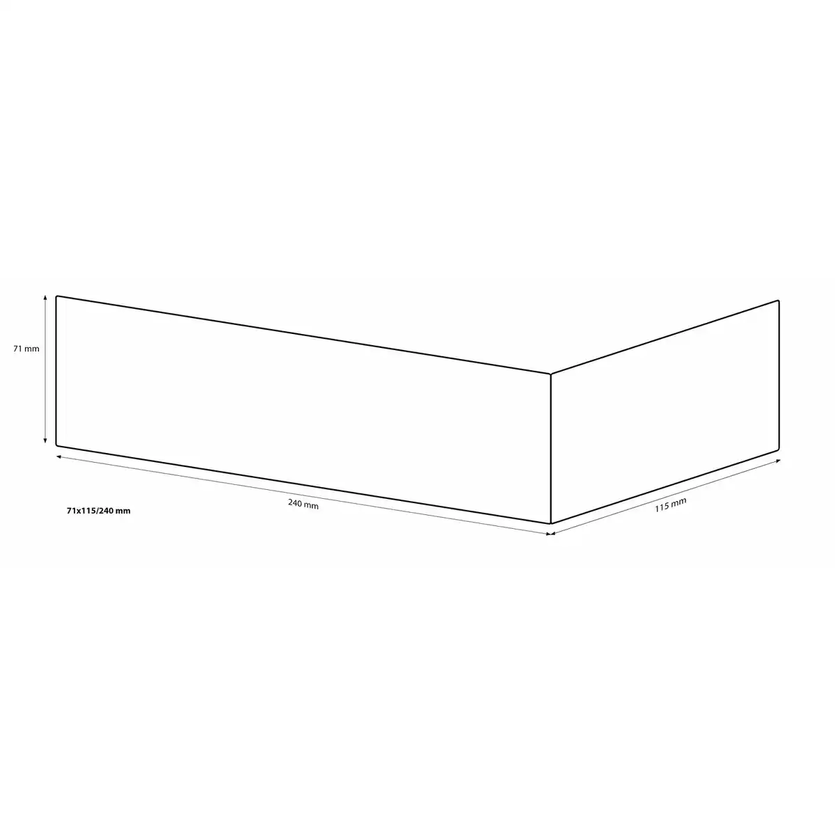 Bild 2 von ELABRICK Verblender »Elabrick«, Eckverblender Ibiza 71x115/240 mm - 2m¹