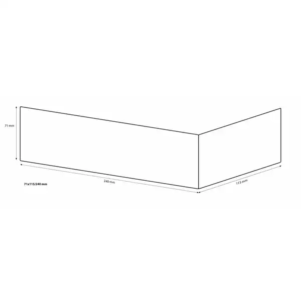 Bild 2 von ELABRICK Verblender »Elabrick«, Eckverblender Ibiza 71x115/240 mm - 2m¹