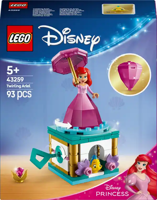 Bild 1 von LEGO 43259 Arielle Spieluhr