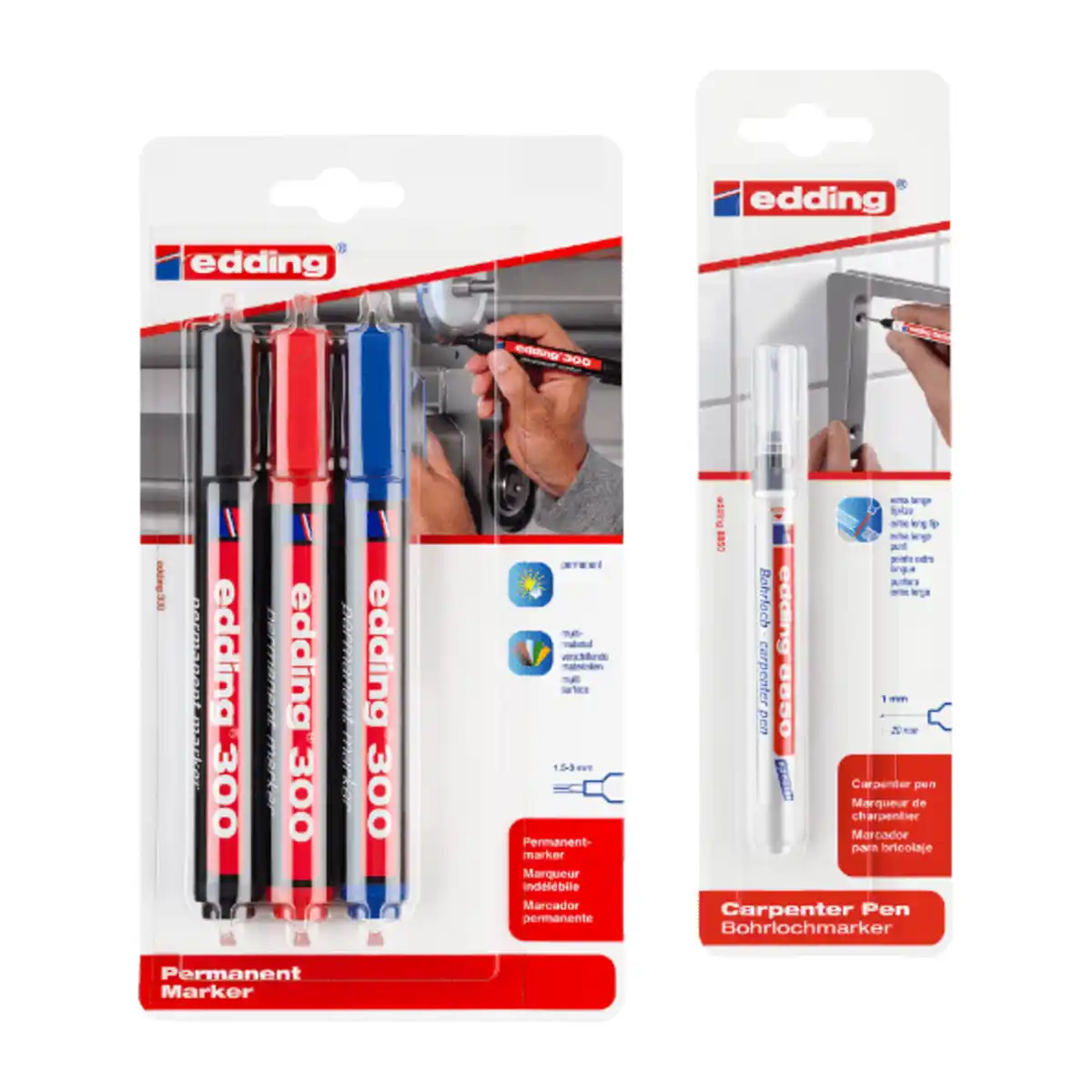 Bild 1 von EDDING Permanent- / Bohrlochmarker / Etikettenlöser