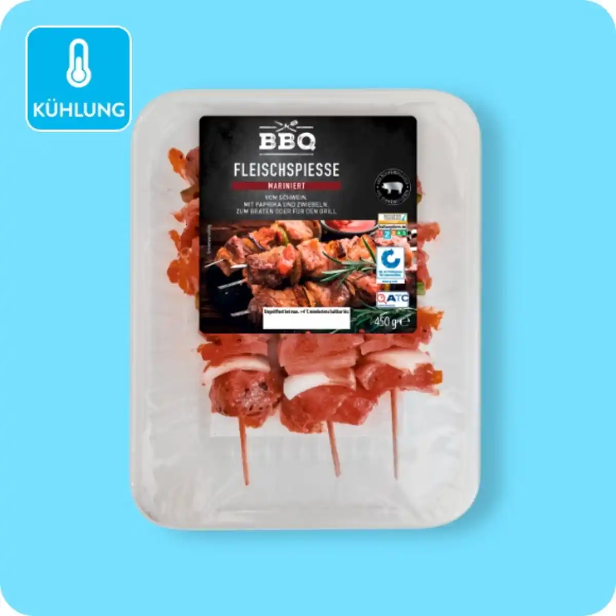 Bild 1 von BBQ Fleischspieße⁸⁺⁹, Vom Schwein